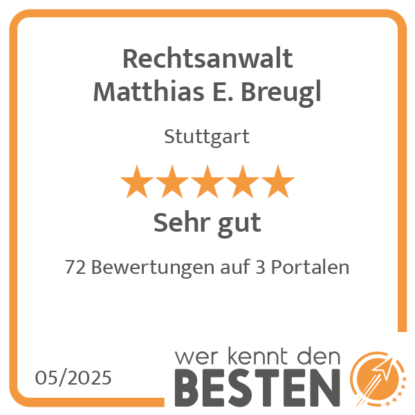 Rechtsanwalt Matthias E. Breugl in Stuttgart - Logo