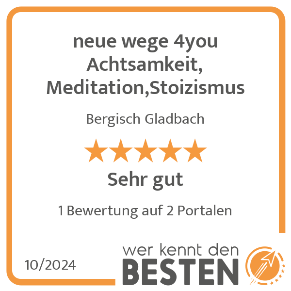 neue wege 4you Achtsamkeit, Meditation,Stoizismus in Bergisch Gladbach - Logo