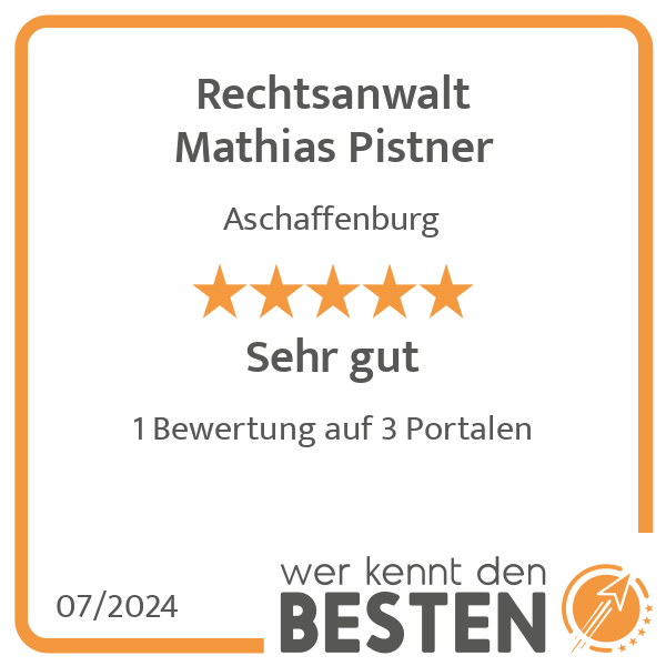 Rechtsanwalt Mathias Pistner in Aschaffenburg - Logo