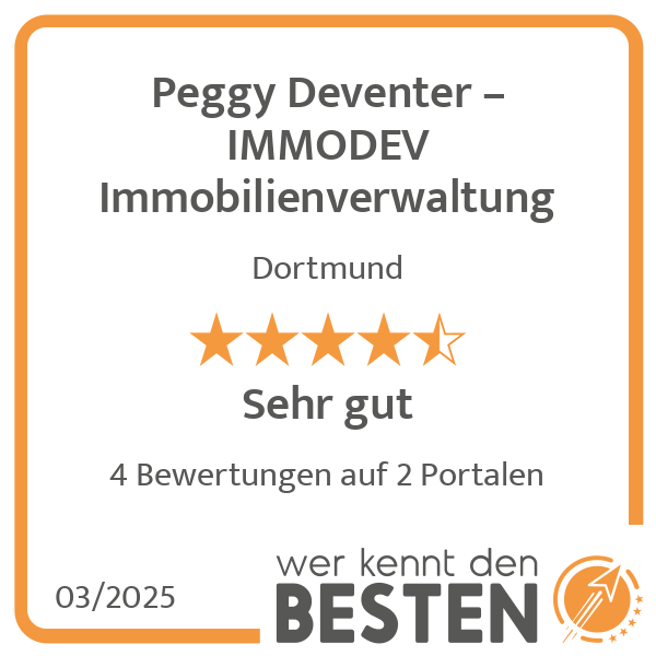 Peggy Deventer – IMMODEV Immobilienverwaltung in Dortmund - Logo