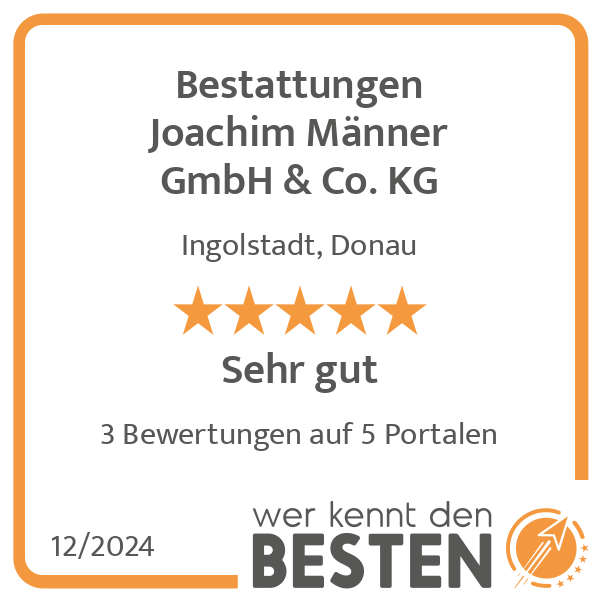 Bestattungen Joachim Männer GmbH & Co. KG in Ingolstadt an der Donau - Logo