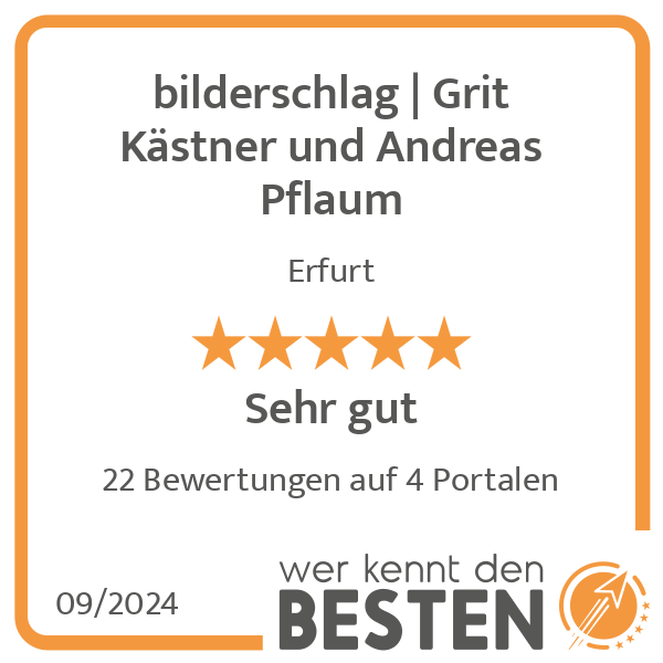 bilderschlag Grit Kästner und Andreas Pflaum in Erfurt - Logo