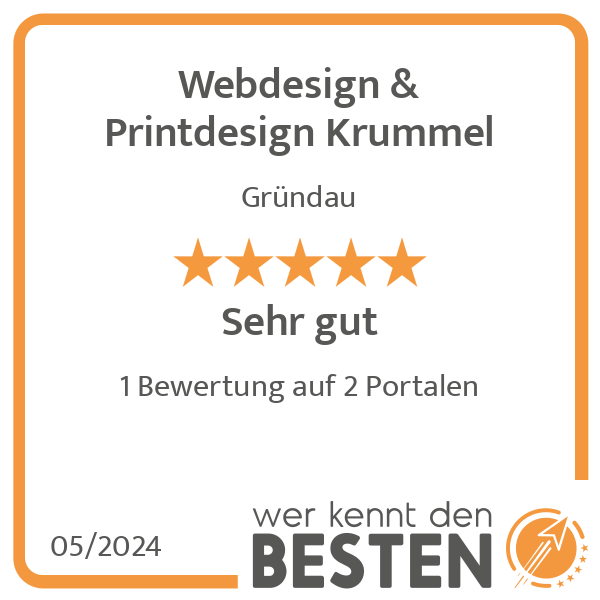 Webdesign & Printdesign Krummel in Gründau - Logo