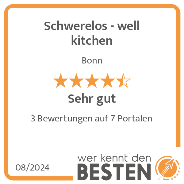 Schwerelos - well kitchen in Bonn - Logo