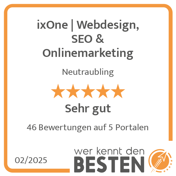 ixOne Webdesign, SEO & Onlinemarketing in Neutraubling - Logo