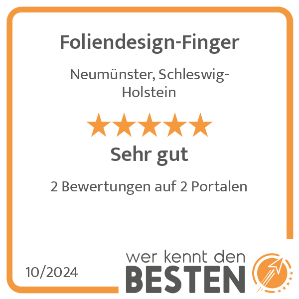 Foliendesign-Finger in Neumünster - Logo