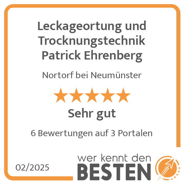 Leckageortung und Trocknungstechnik Patrick Ehrenberg in Nortorf bei Neumünster - Logo