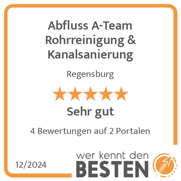 Abfluss A-Team Rohrreinigung & Kanalsanierung in Regensburg - Logo