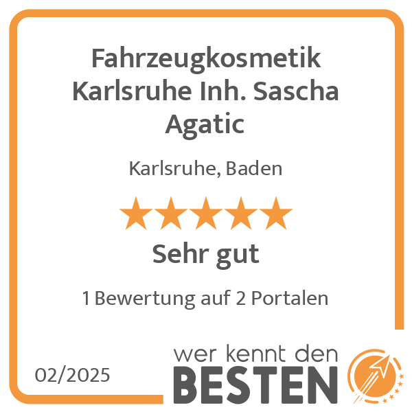 Fahrzeugkosmetik Karlsruhe Inh. Sascha Agatic in Karlsruhe - Logo