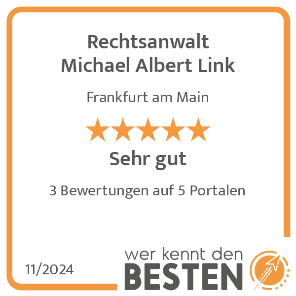 Rechtsanwalt Michael Albert Link in Frankfurt am Main - Logo