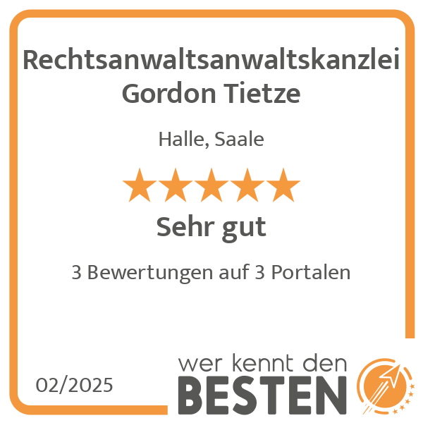 Rechtsanwaltsanwaltskanzlei Gordon Tietze in Halle (Saale) - Logo