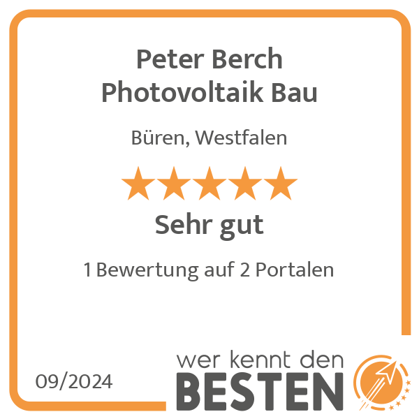 Peter Berch Photovoltaik Bau in Büren - Logo