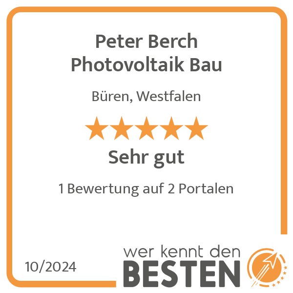 Peter Berch Photovoltaik Bau in Büren - Logo