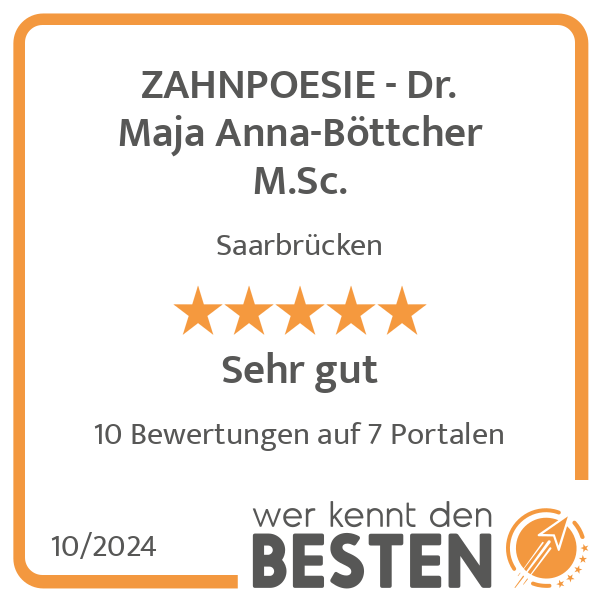 ZAHNPOESIE - Dr. Maja Anna-Böttcher M.Sc. in Saarbrücken - Logo