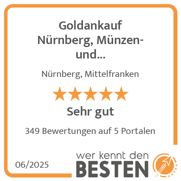 Goldankauf Nürnberg, Münzen- und Schmuckhandlung in Nürnberg - Logo