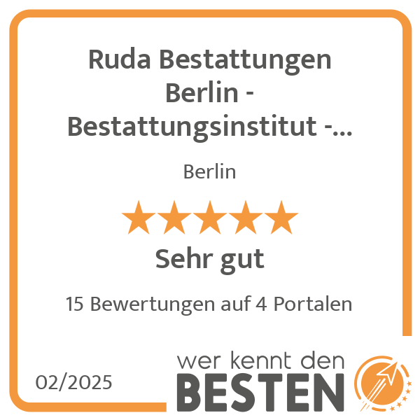 Ruda Bestattungen Berlin - Bestattungsinstitut - Bestattungsunternehmen in Berlin - Logo