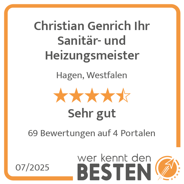 Christian Genrich Ihr Sanitär- und Heizungsmeister in Hagen in Westfalen - Logo