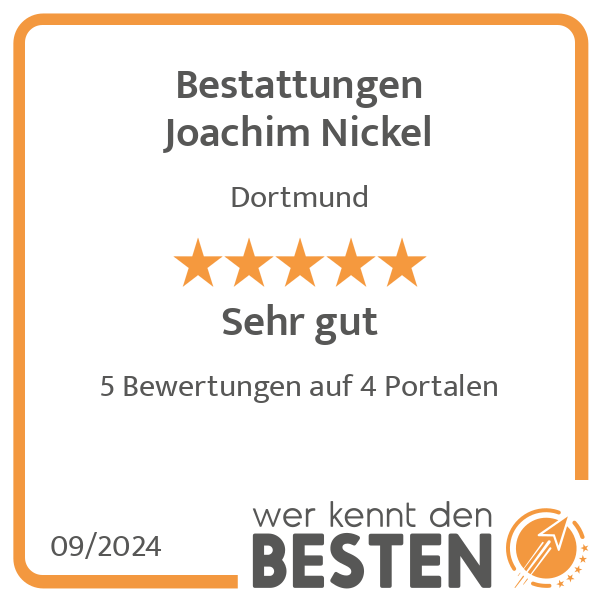 Bestattungen Joachim Nickel in Dortmund - Logo