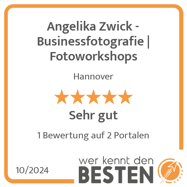 Angelika Zwick - Businessfotografie Fotoworkshops in Hannover - Logo