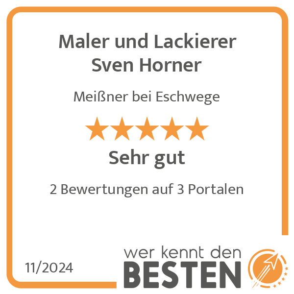 Maler und Lackierer Sven Horner in Meißner - Logo