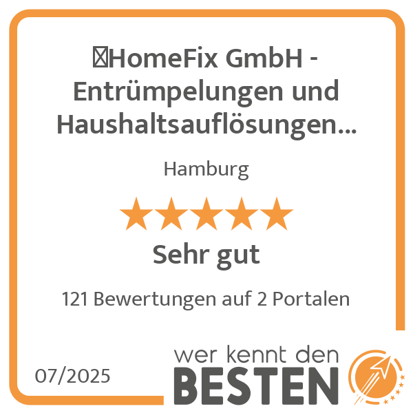 HomeFix GmbH - Entrümpelungen und Haushaltsauflösungen in Hamburg in Hamburg - Logo