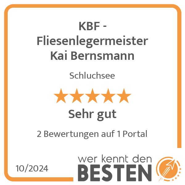 KBF - Fliesenlegermeister Kai Bernsmann in Schluchsee - Logo