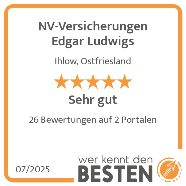 NV-Versicherungen Edgar Ludwigs in Ihlow Kreis Aurich - Logo NV-Versicherungen Edgar Ludwigs in Ihlow Kreis Aurich - Logo