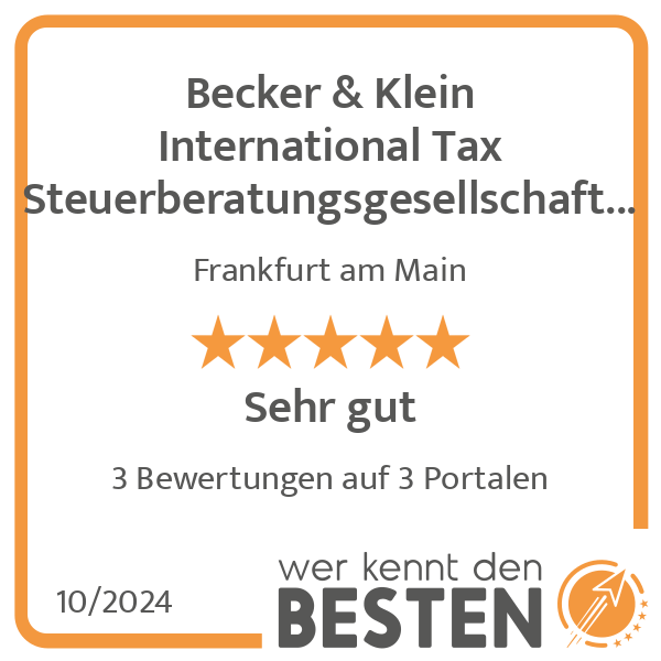 Becker & Klein International Tax Steuerberatungsgesellschaft mbH in Frankfurt am Main - Logo