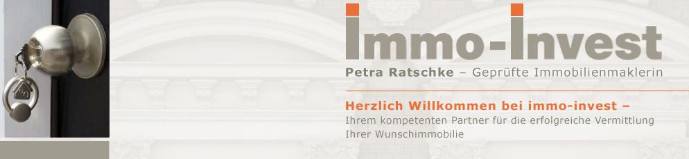 immo-invest Petra Ratschke - Geprüfte Immobilienmaklerin in Dessau-Roßlau - Logo
