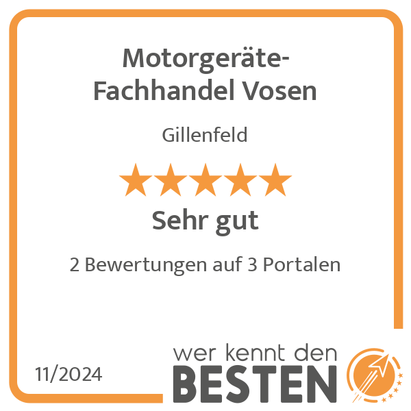 Motorgeräte-Fachhandel Vosen in Gillenfeld - Logo