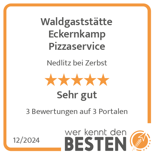 Waldgaststätte Eckernkamp Pizzaservice in Nedlitz Stadt Zerbst in Anhalt - Logo