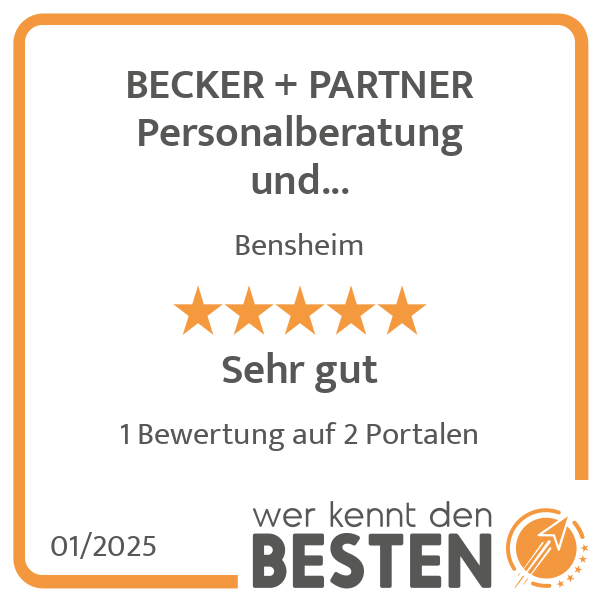 BECKER + PARTNER Personalberatung und Managementberatung für den Mittelstand PartG in Bensheim - Logo