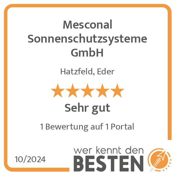 Mesconal Sonnenschutzsysteme GmbH in Hatzfeld an der Eder - Logo