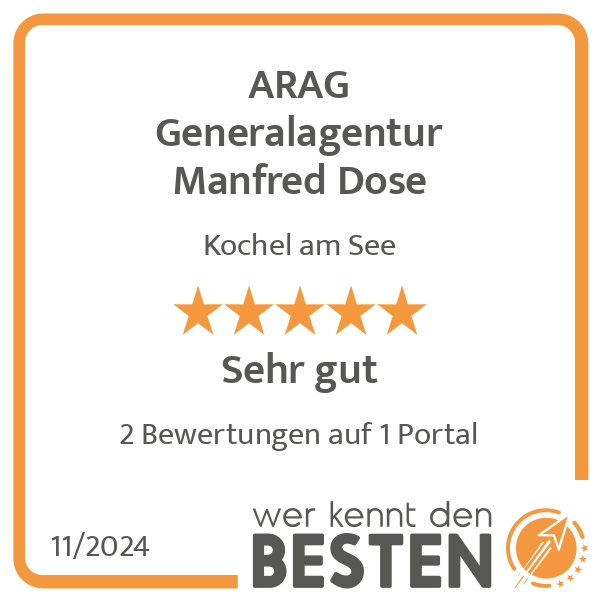 ARAG Generalagentur Manfred Dose in Kochel am See - Logo