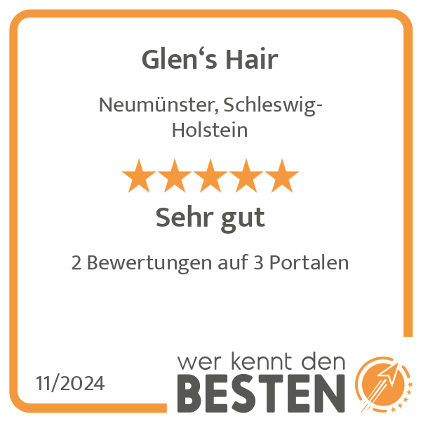 Glen‘s Hair in Neumünster - Logo