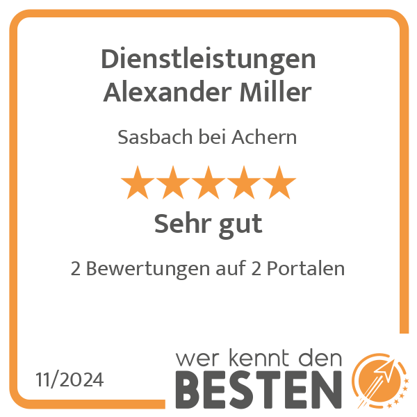 Dienstleistungen Alexander Miller in Sasbach bei Achern - Logo