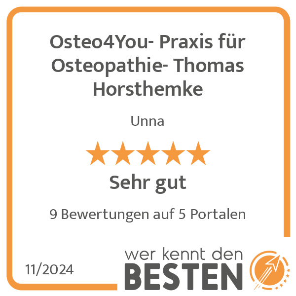 Osteo4You- Praxis für Osteopathie- Thomas Horsthemke in Unna - Logo