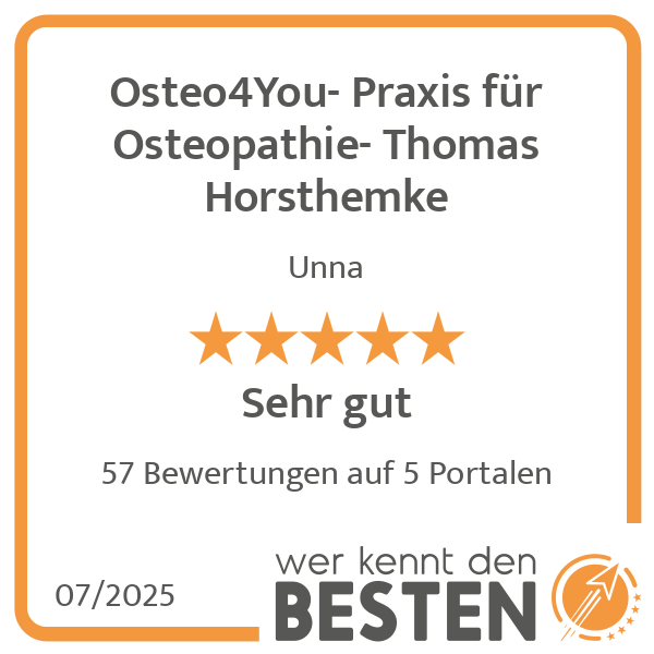Osteo4You- Praxis für Osteopathie- Thomas Horsthemke in Unna - Logo