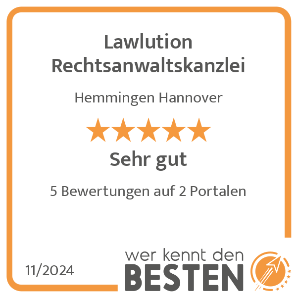 Lawlution Rechtsanwaltskanzlei in Hemmingen bei Hannover - Logo