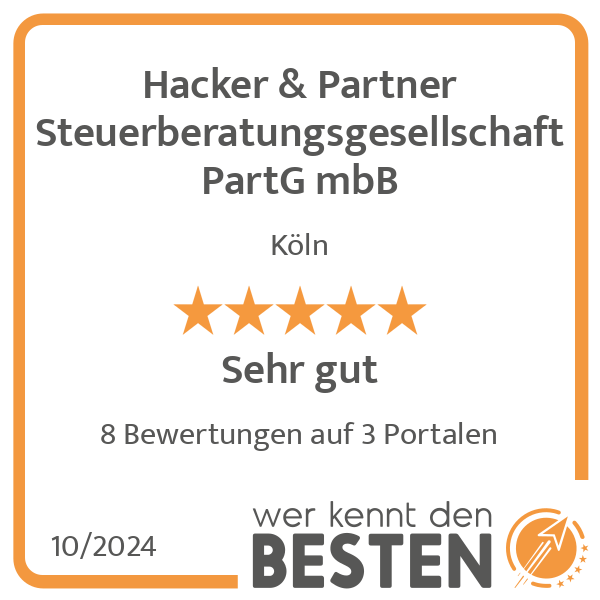 Hacker & Partner Steuerberatungsgesellschaft PartG mbB in Köln - Logo