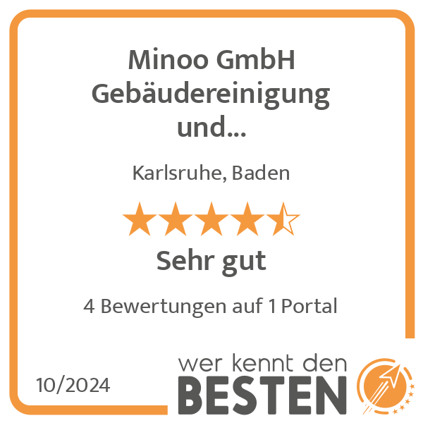 Minoo GmbH Gebäudereinigung und Hausmeisterservice in Karlsruhe - Logo