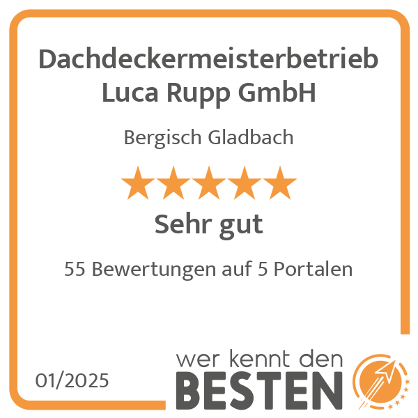 Dachdeckermeisterbetrieb Luca Rupp GmbH in Bergisch Gladbach - Logo