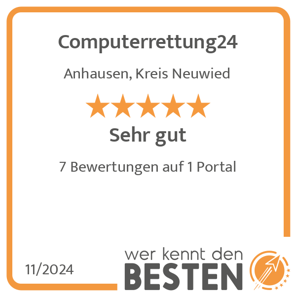 Computerrettung24 in Anhausen Kreis Neuwied - Logo