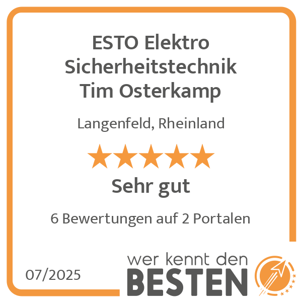 ESTO Elektro Sicherheitstechnik Tim Osterkamp in Langenfeld im Rheinland - Logo