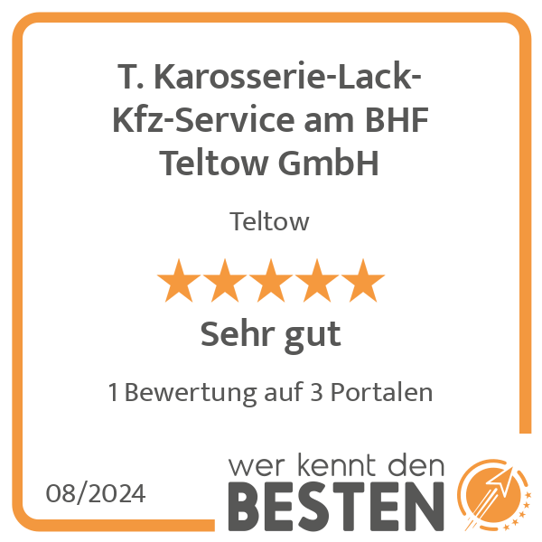 T. Karosserie-Lack-Kfz-Service am BHF Teltow GmbH in Teltow - Logo