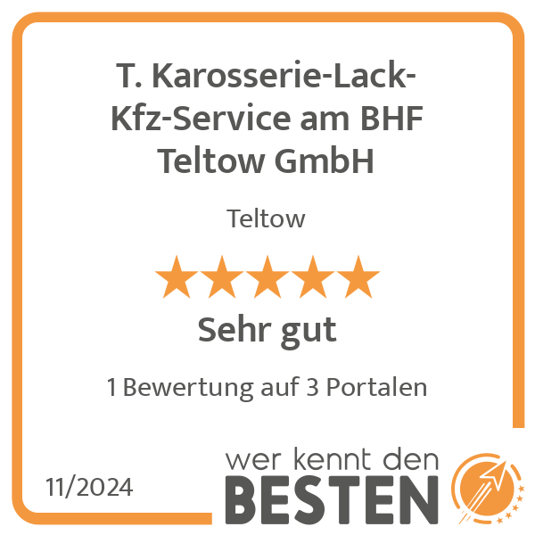 T. Karosserie-Lack-Kfz-Service am BHF Teltow GmbH in Teltow - Logo