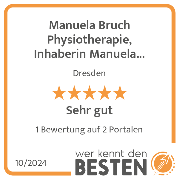 Manuela Bruch Physiotherapie, Inhaberin Manuela Schreiber in Dresden - Logo