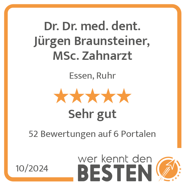 Dr. Dr. med. dent. Jürgen Braunsteiner, MSc. Zahnarzt in Essen - Logo