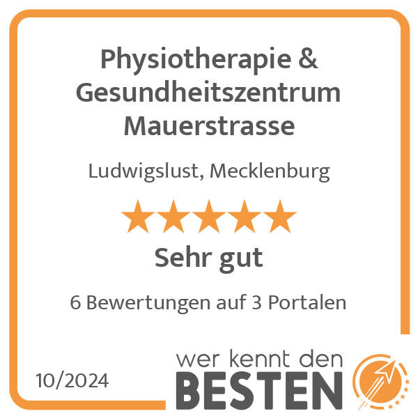 Physiotherapie & Gesundheitszentrum Mauerstrasse in Ludwigslust in Mecklenburg - Logo