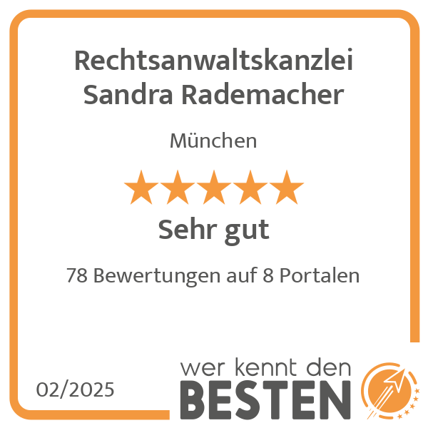 Rechtsanwaltskanzlei Sandra Rademacher in München - Logo